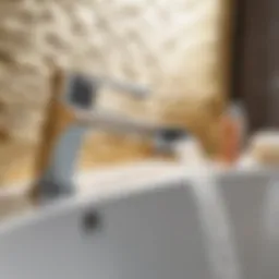Illustration of faucet handle removal