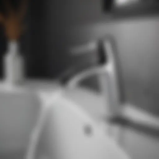 Sleek modern faucet design