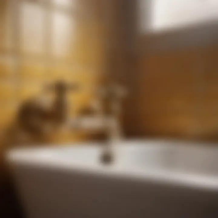 Repair Techniques for Bathroom Trap Pipes Illustration showcasing repair techniques for bathroom trap pipes