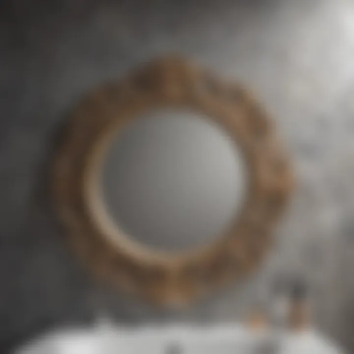 Close-up of application techniques for wall stickers