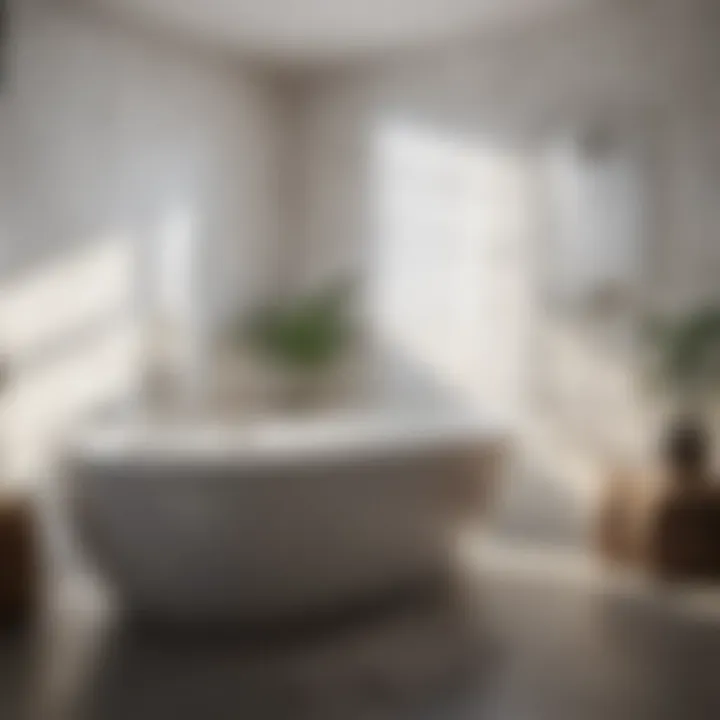 Stylish bathtub enclosure panel showcasing modern design