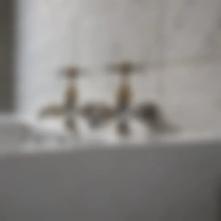 Traditional vs Modern Fill Valves Illustration comparing traditional vs modern bathtub fill valves
