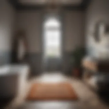 A cozy bathroom environment featuring a bathtub heater mat in use, emphasizing comfort.