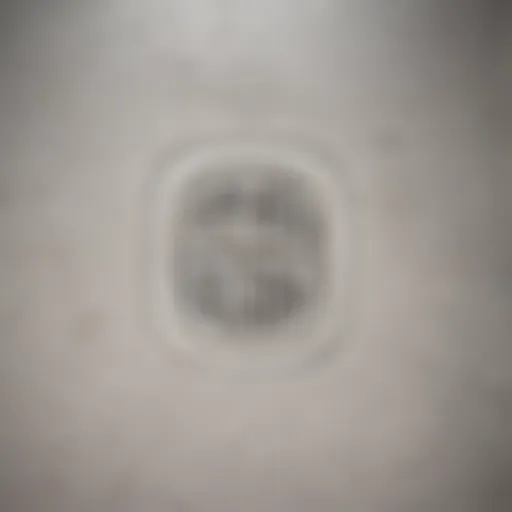 A close-up view of a high-quality bathtub heater mat showcasing its texture and design.