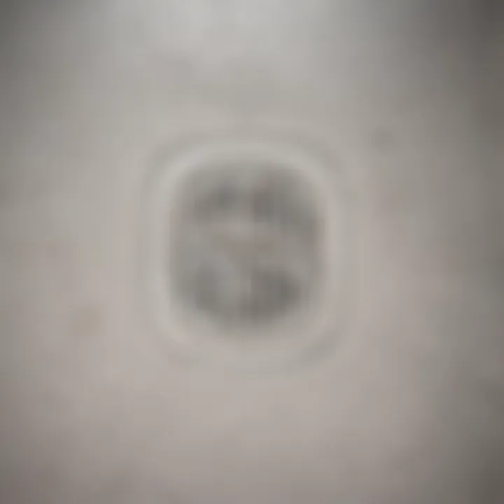 A close-up view of a high-quality bathtub heater mat showcasing its texture and design.