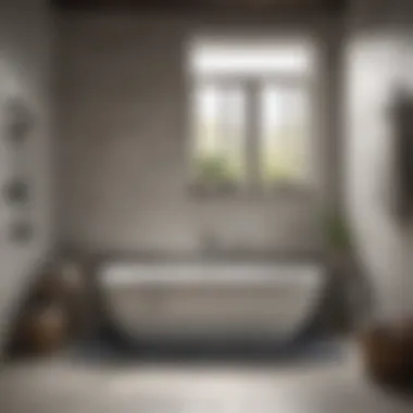 An illustration demonstrating how a bathtub heater mat is installed in a bathroom setting.