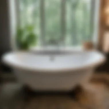Gleaming bathtub after refinishing in Baton Rouge