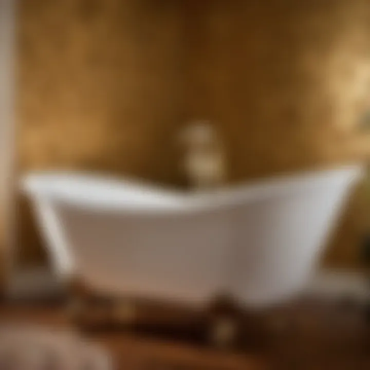 Bathtub refinishing process in action