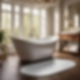 Elegant bathtub slip pads for luxurious bathroom safety