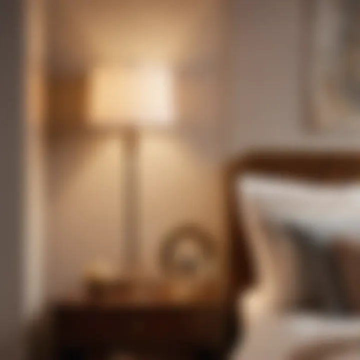 Cozy Corner: Artistic Sconce Lighting Artistic Sconce Lighting in Cozy Bedroom Nook