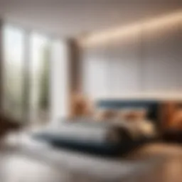 Modern bedroom design with minimalist decor