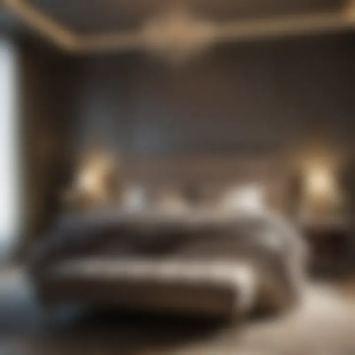 Stylish Bedroom Design Showcasing Aesthetic Coherence Stylish bedroom design showcasing aesthetic coherence