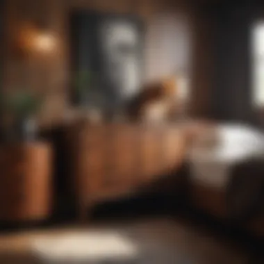 Rustic Wood and Leather Decor Rustic wood and leather furnishings