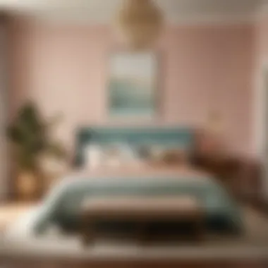 Cozy Bedroom Atmosphere Created with Behr Pastel Hues