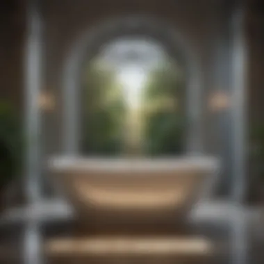 Luxurious Acrylic Bathtub with Elegant Design