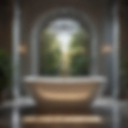 Luxurious Acrylic Bathtub with Elegant Design