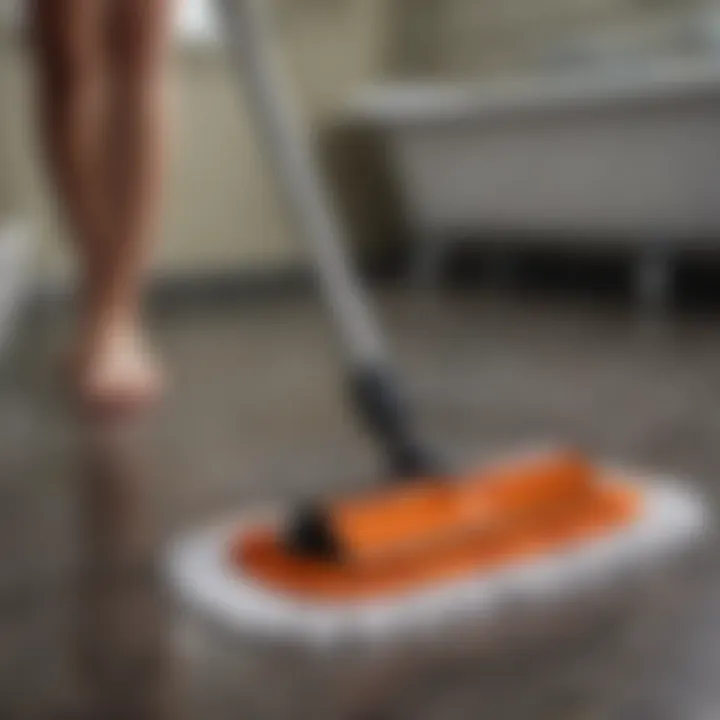 Adjustable Handle Mop for Easy Reach