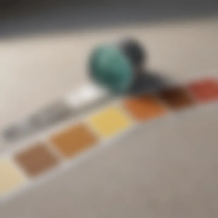 Comparison of Mold Prevention Paint Swatches Mold prevention paint swatch comparison