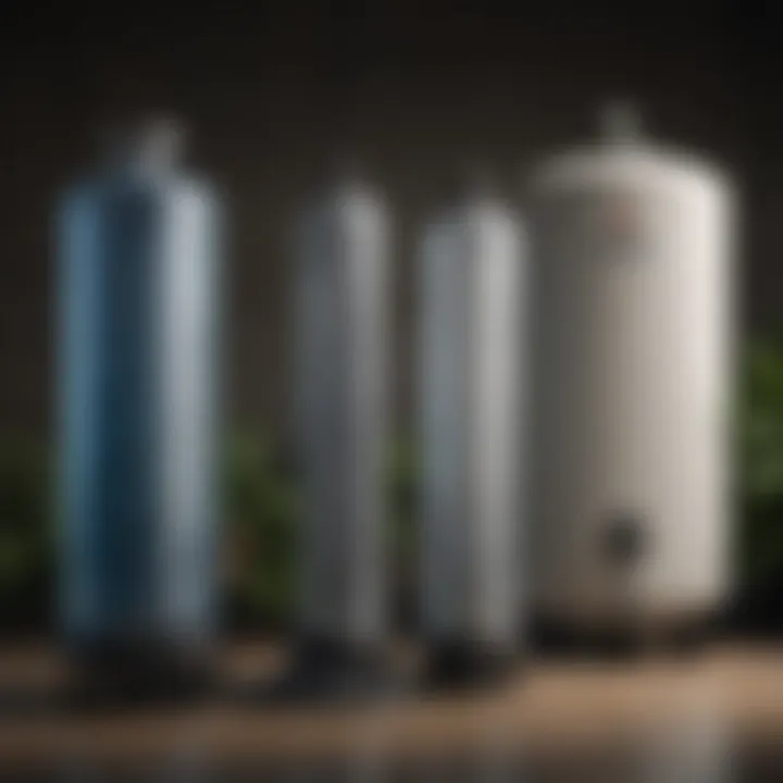 Comparison chart of top-rated water filtration systems