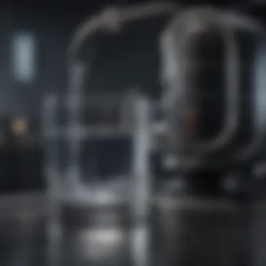 High-tech water filtration system showcasing advanced technology