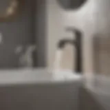 Modern Elegance in Bathroom Faucets Elegant single hole bathroom faucet showcasing modern design