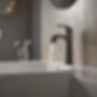 Modern Elegance in Bathroom Faucets Elegant single hole bathroom faucet showcasing modern design