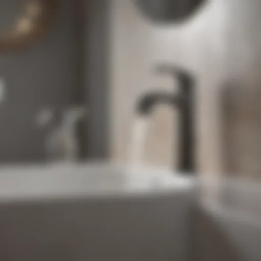 Modern Elegance in Bathroom Faucets Elegant single hole bathroom faucet showcasing modern design