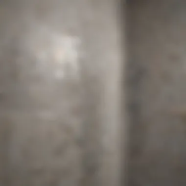 Close-up of durable, water-resistant tile stickers in a shower area