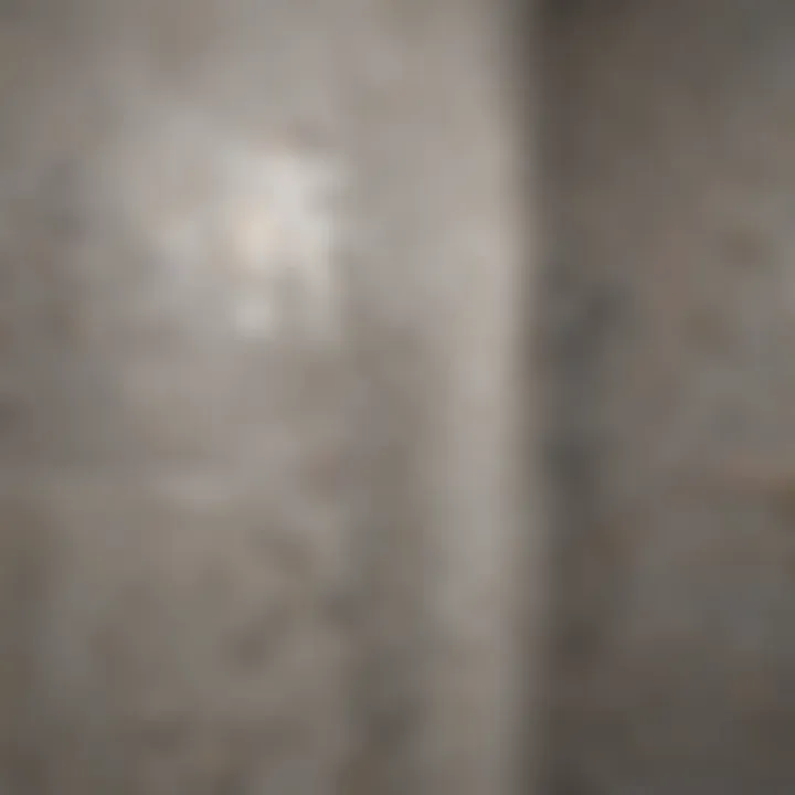 Close-up of durable, water-resistant tile stickers in a shower area