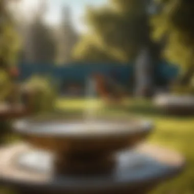 Bird Bath Spray Paint Durability