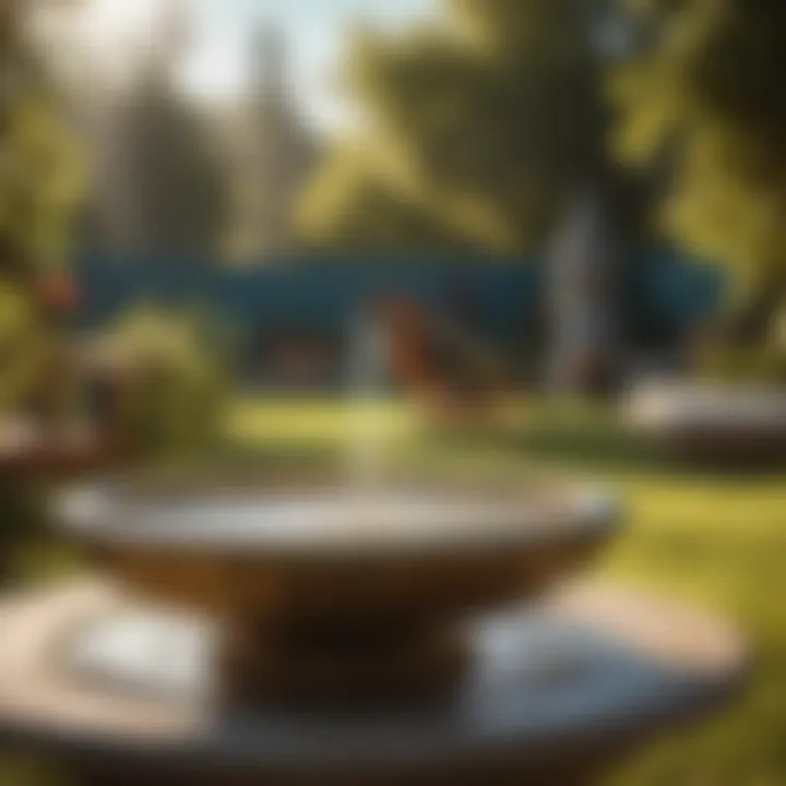 Bird Bath Spray Paint Durability