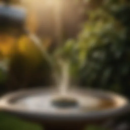 Bird Bath Spray Paint Preparation