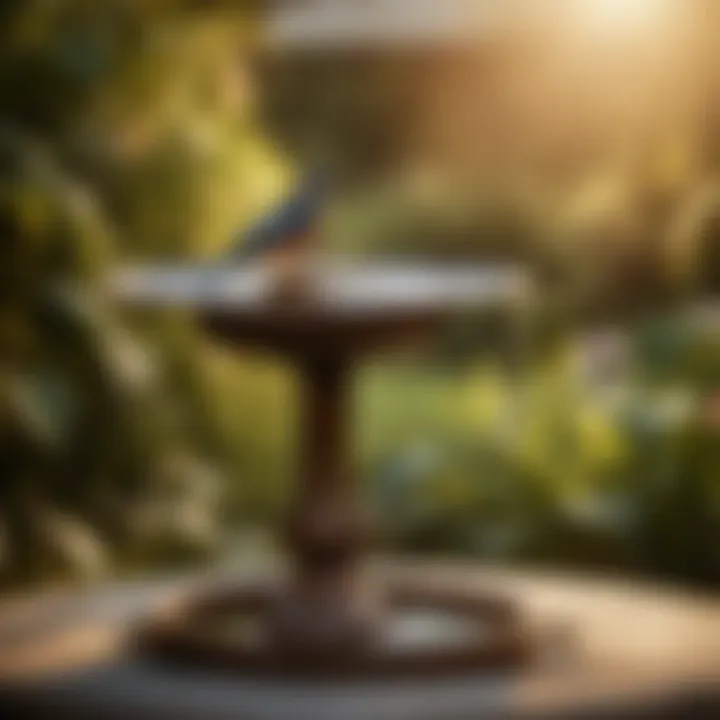 Bird Watching Bliss with Bird Bath Dripper