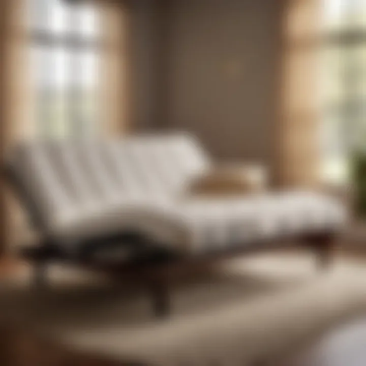 Comfort and support provided by Blazing Needles Futon Mattress