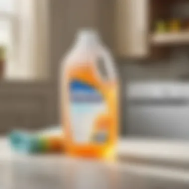 Germicidal Bleach: A Must-Have Laundry Companion Germicidal bleach bottle and laundry items