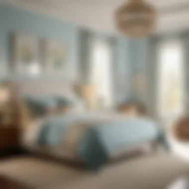 Blissful Serenity bedroom color by Benjamin Moore