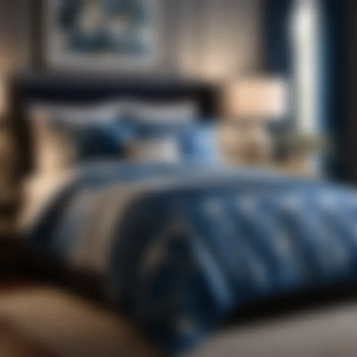 Tranquility with Blue Floral Bedding Bedroom Decor Blue Floral Bedding Bedroom Decor