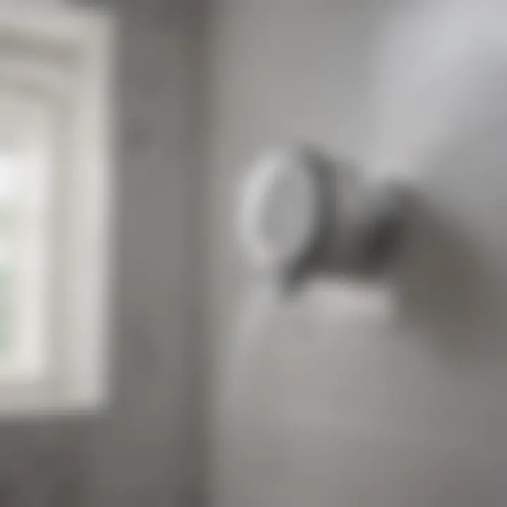 Installation process of Bluetooth bathroom extractor fan