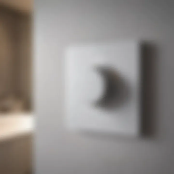 Wireless control panel of Bluetooth extractor fan