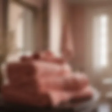 Blush Colored Towels and Decor Blush colored towels and decor