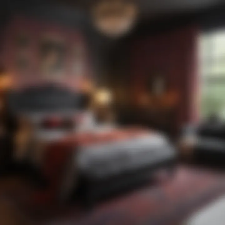 Bohemian Inspired Black Furniture Decor