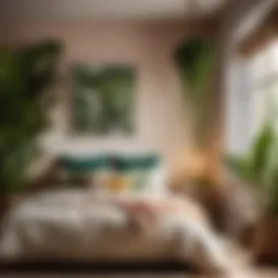 Boho Bedroom with Botanical Theme