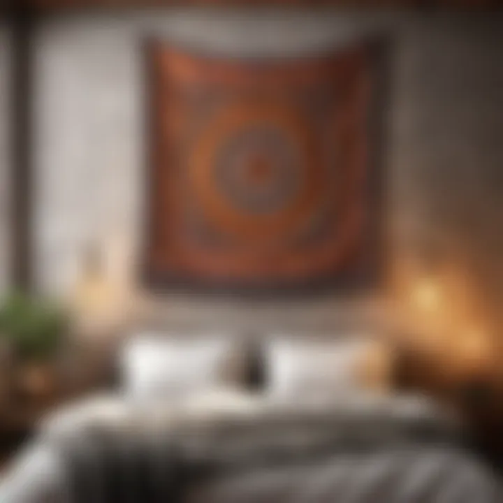 Boho Bedroom Textile Wall Art