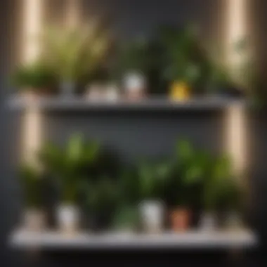 Botanical Elegance Shelf Display