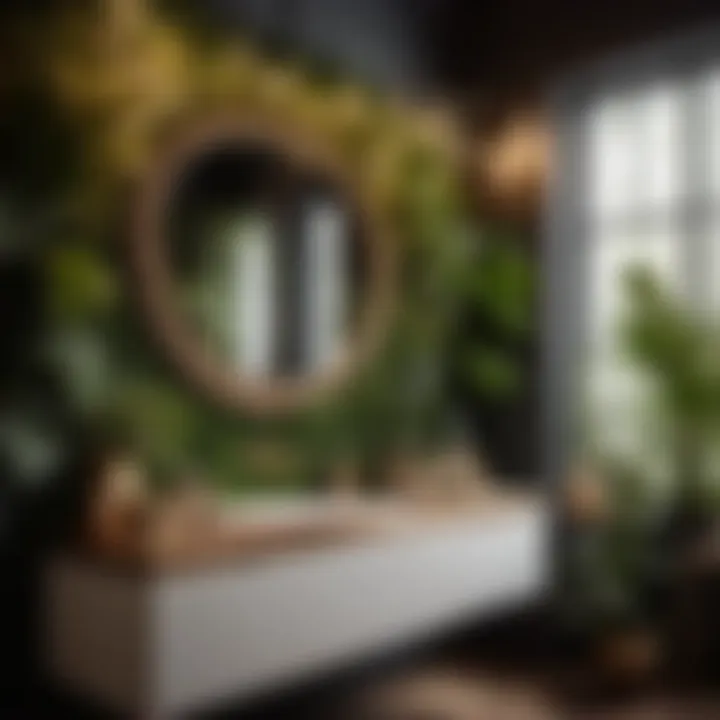 Botanical Inspired Apothecary Bathroom Set Display
