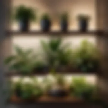 Botanical Oasis Shelf Design