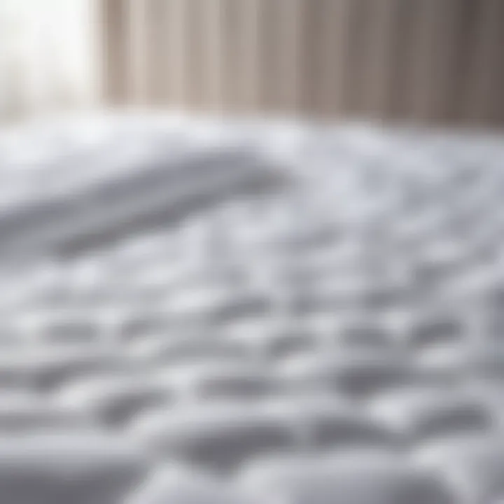 Breathable cotton material in mattress pad