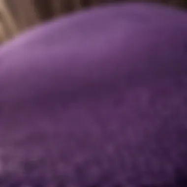 Breathable Mesh Purple Chair Pad