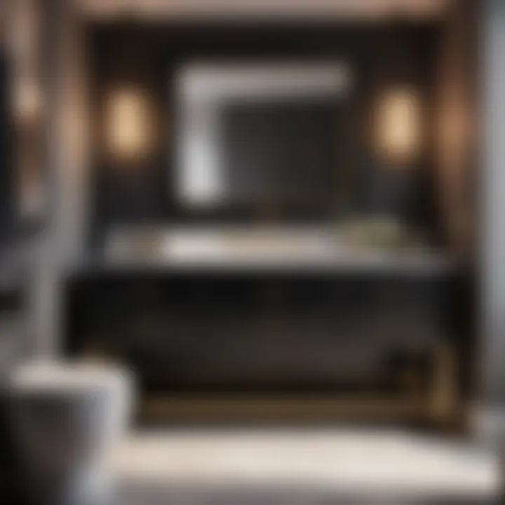 Elegant Black Design of Brighton Bathroom Vanity Brighton Bathroom Vanity - Elegant Black Design