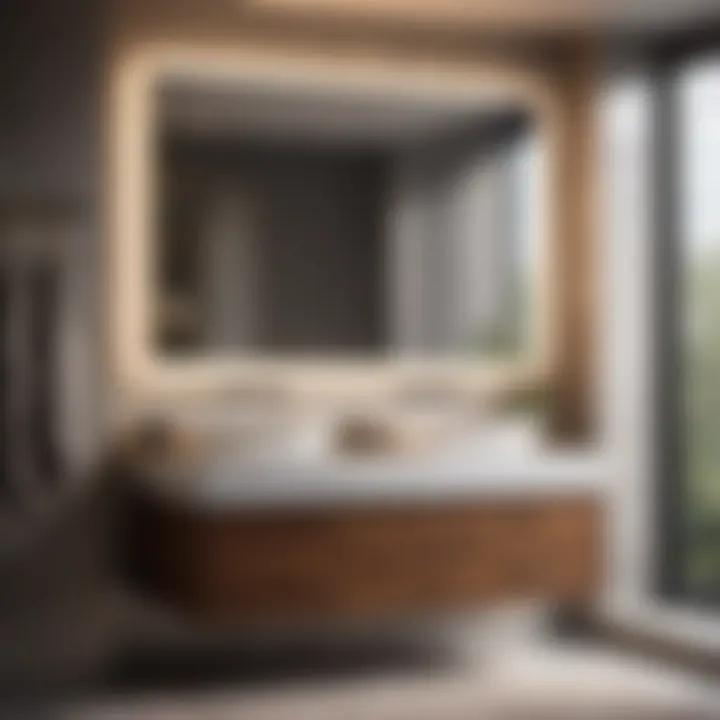 Modern Sleek Finish of Brighton Bathroom Vanity Brighton Bathroom Vanity - Modern Sleek Finish